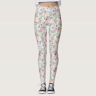 Legging Flores São As Palavras Da Terra