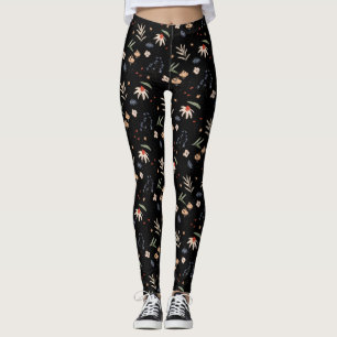 Legging Flores simples em aquarela 1