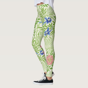 Legging Flores tropicais William Morris Pattern