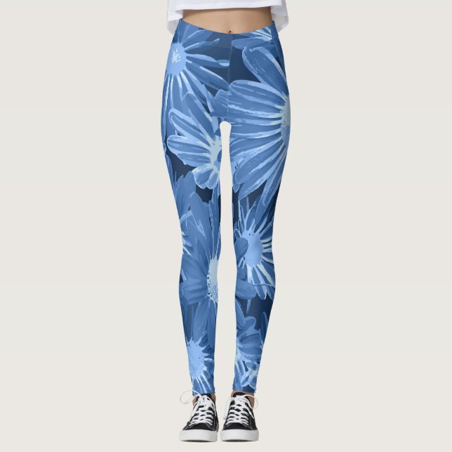 Legging Flores Vermelhas e Amarelas 3 (Frente)