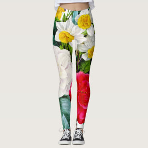 Legging Flores Vintage