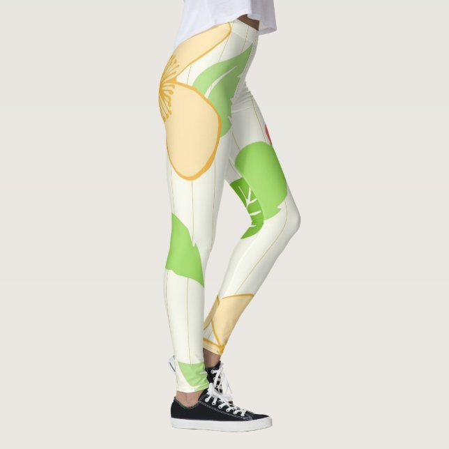 Legging Flores | Zazzle_Growth. (Direita)