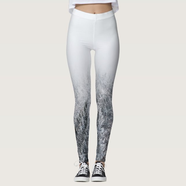 Legging Floresta congelada (Frente)