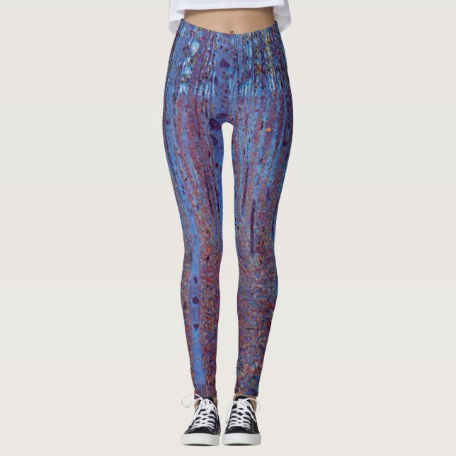 Legging Floresta de faias por Gustav Klimt, Arte Nova Vint (Frente)