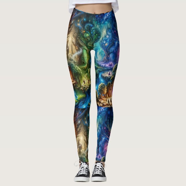 Legging Floresta de Leite (Frente)