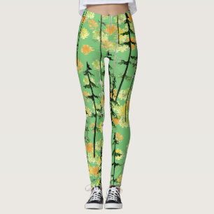 Legging Floresta do outono: Beleza Natural Sem Perfeição