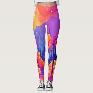 Legging Floresta Lua Vibrante