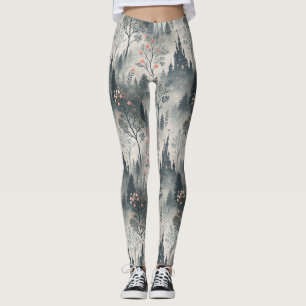 Legging Floresta Mistura Encantada com Castelo Escuro - Ee