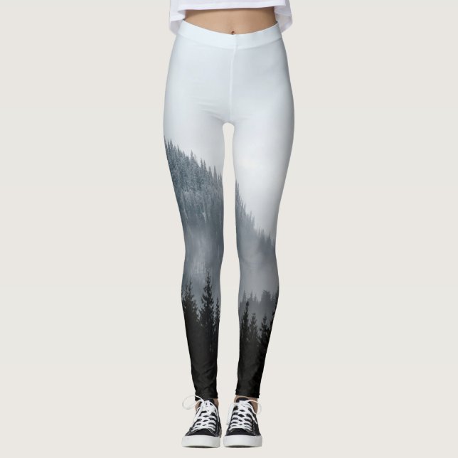 Legging Floresta Mistura: Visão Cenária (Frente)