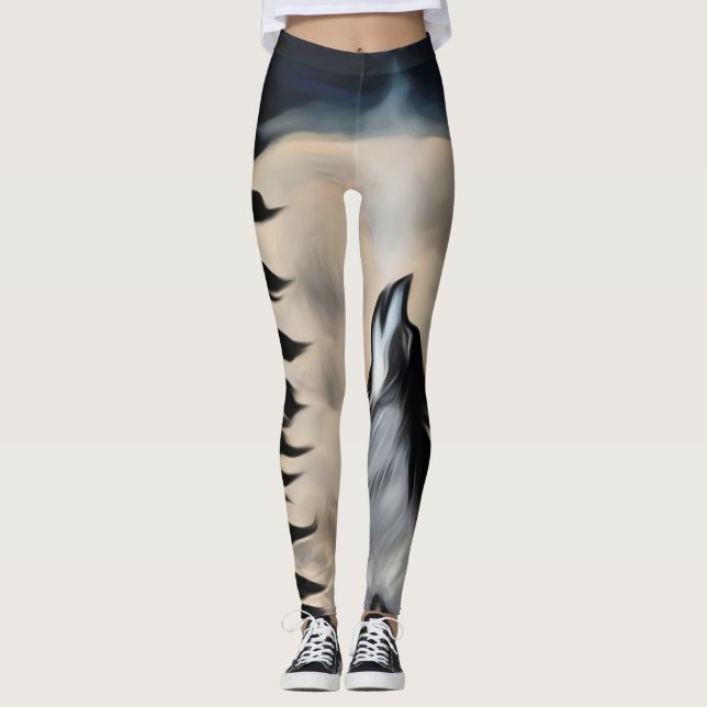 Legging Floresta noturna (Frente)