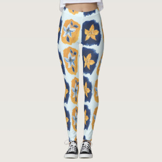 Legging Flower abstract pattern