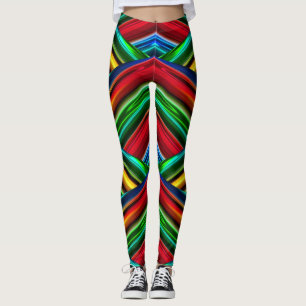 Legging fluorescente geométrica