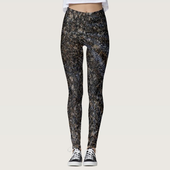 Legging fluxo cromático (manchas de contraste) (Frente)