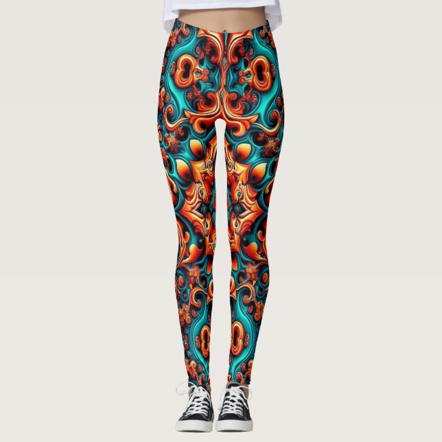 Legging Fluxo dos rios - Pernas (Frente)