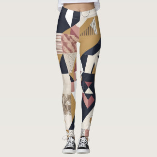 Legging Fluxo Geométrico: Design de Leguminosas Modernas