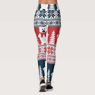 Legging Fofo e Moderno Christma Snowman Knited