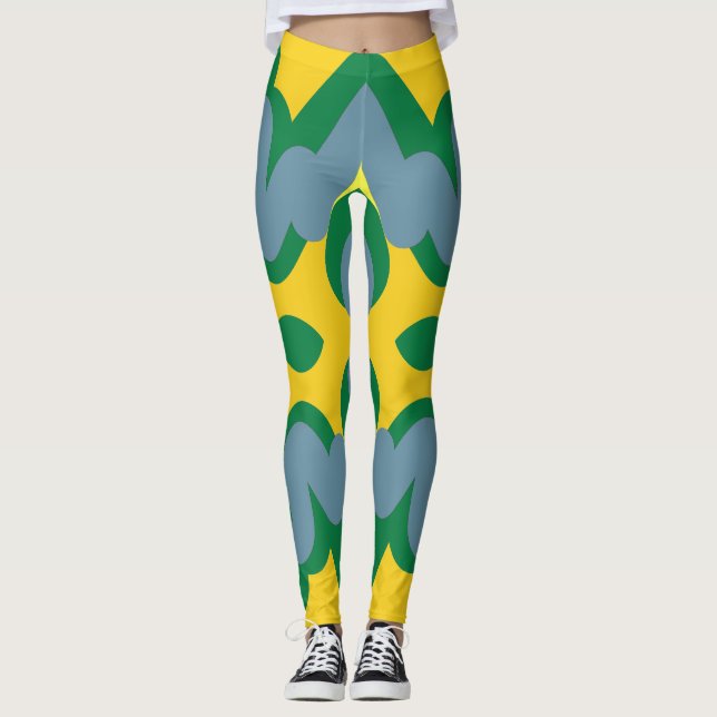Legging Fofo multicolor clássico "Ratti_Creative_Arts" (Frente)