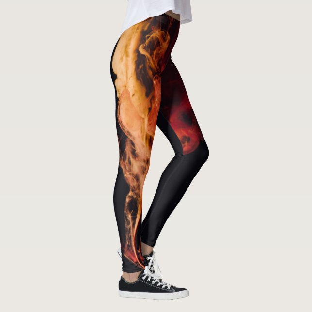 Legging Fogo em Leggins pretos (Direita)
