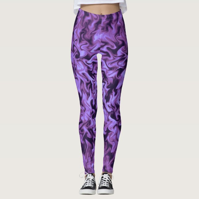 Legging Fogo roxo (Frente)
