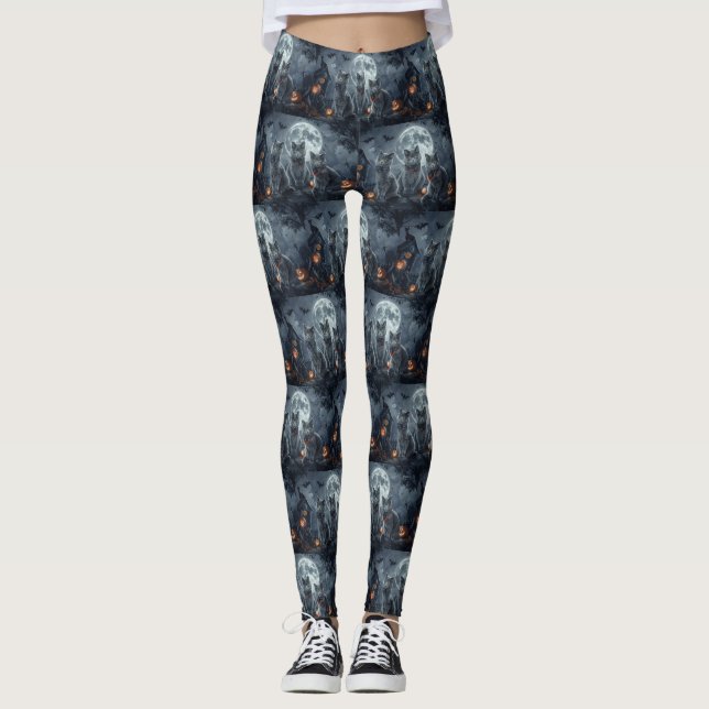 Legging Foguete Russo de Cats Azuis (Frente)