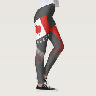 Legging Folha de bordo elegante Canadá