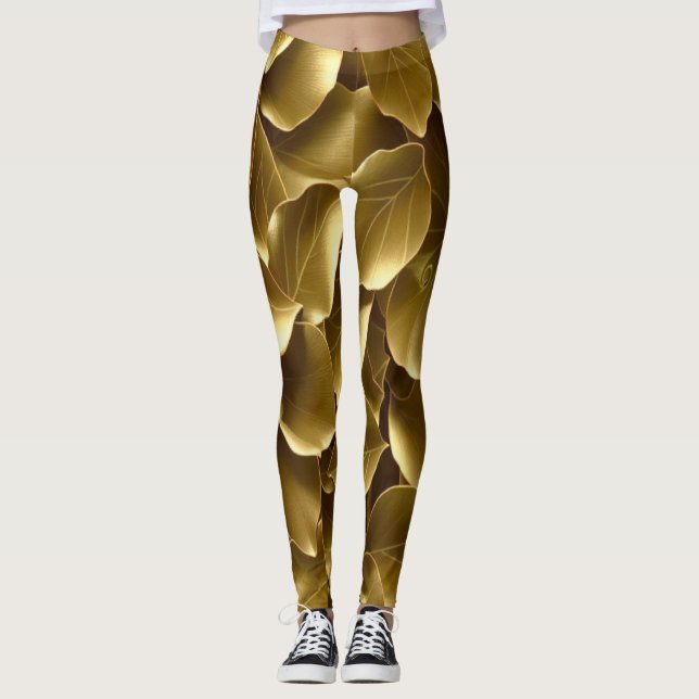 Legging Folha de ouro (Frente)