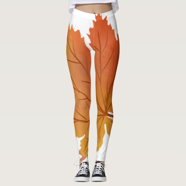 Legging Folha de outono - outono (Frente)