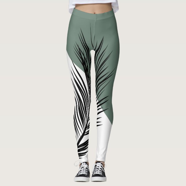 Legging Folha de palma (Frente)