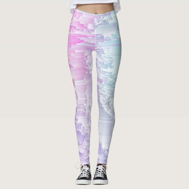 Legging Folha de Pastel (Frente)