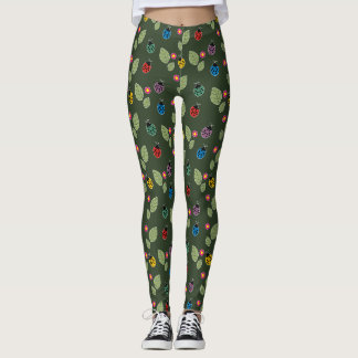 Legging Folha e besouro