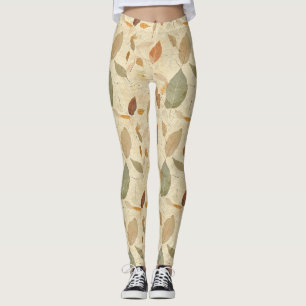 Legging Folha Inspirada na Natureza Rústica - Arte Botânic