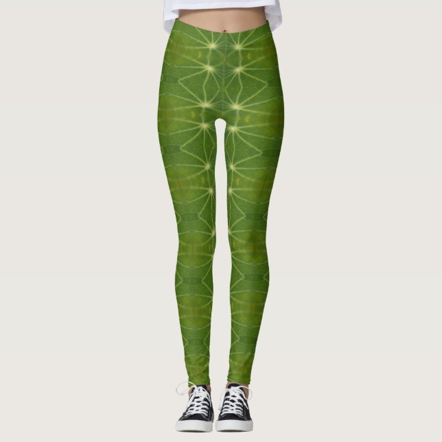 Legging folha verde (Frente)