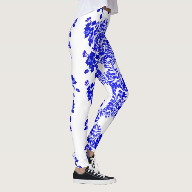 Legging Folhagem Azul (Direita)