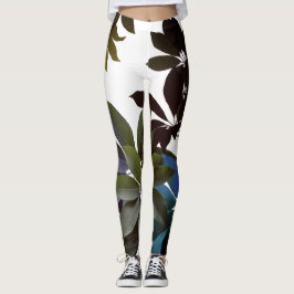 Legging Folhagem, Folhas Tropicais