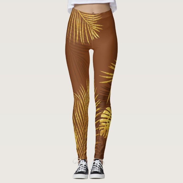 Legging Folhas 13 (Frente)