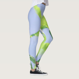 Legging Folhas de Chamaenerion angustifolium Epilóbio