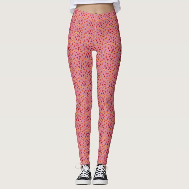 Legging Folhas de mulheres (Frente)