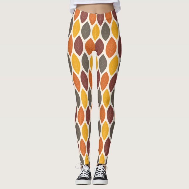 Legging Folhas de outono (Frente)