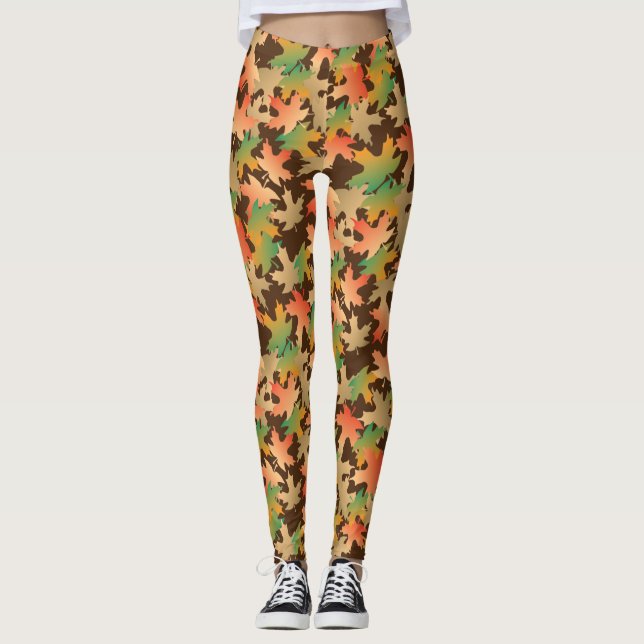 Legging Folhas de outono (Frente)