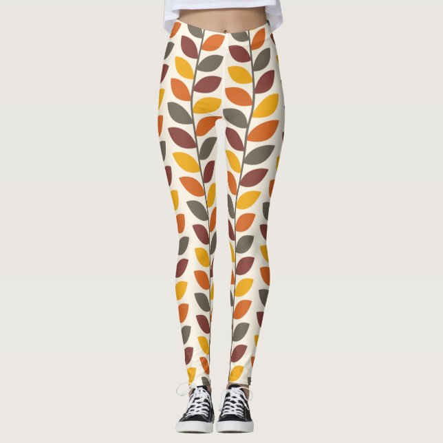 Legging Folhas de outono (Frente)