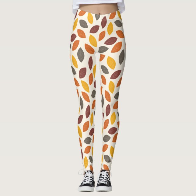 Legging Folhas de outono (Frente)