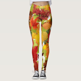 Legging Folhas de outono do outono