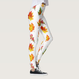 Legging Folhas de outono Multicores