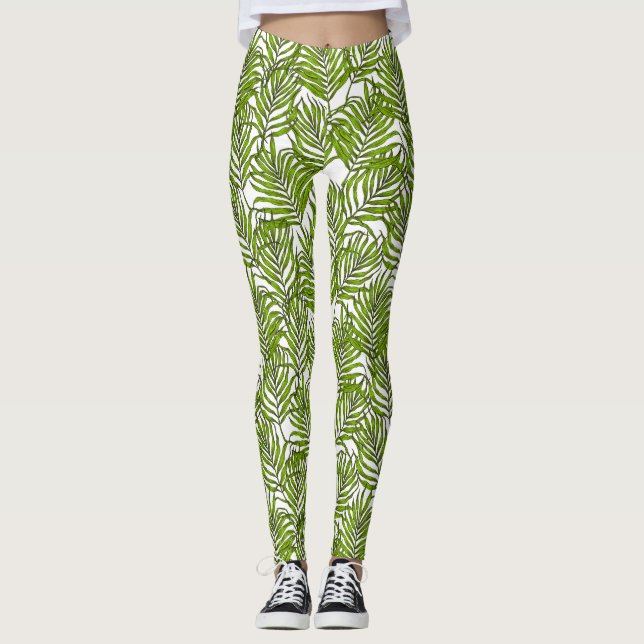 Legging Folhas de palma (Frente)
