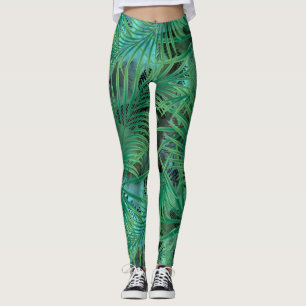Legging Folhas de palma