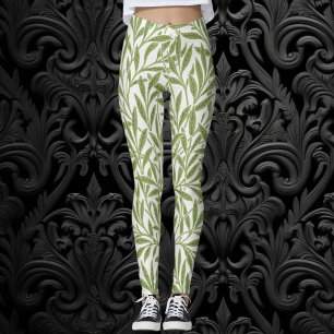 Legging Folhas de Salgueiro Vitorianas Antigas por William