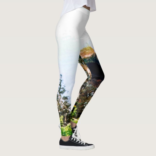 Legging Folhas, lago e toros (Direita)