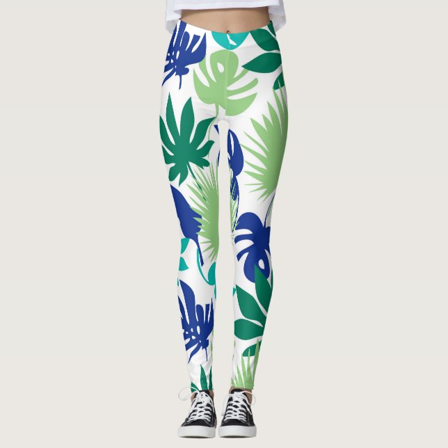Legging Folhas tropicais (Frente)