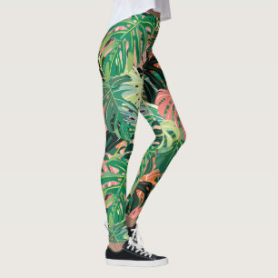 Legging Folhas Tropicais Extravaganza