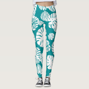 Legging Folhas Tropicais Multicolores 3